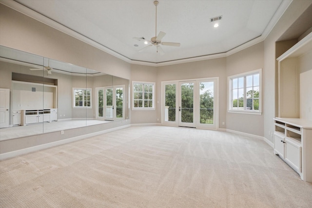 3110 Noble Lakes Ln, Houston, TX 77082 - unfurnished sunroom with french doors