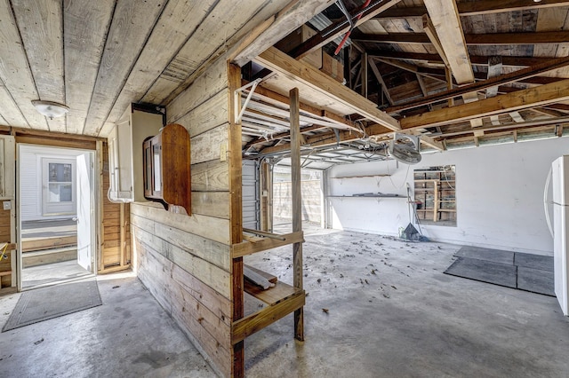 1016 Louise St, Houston, TX 77009 - miscellaneous room featuring unfinished concrete flooring