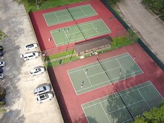 2514 Briarbrook Dr, Houston, TX 77042 - aerial view