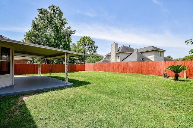 11707 Turtle Lake Dr, Houston, TX 77064 - view of yard featuring a patio area