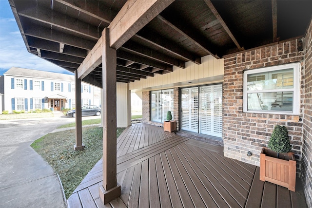 525 Rancho Bauer Dr, Houston, TX 77079 - deck with covered porch