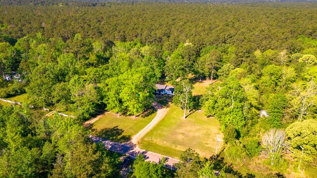 60 W Sierra Rd, Coldspring, TX 77331 - bird's eye view of a heavily wooded area