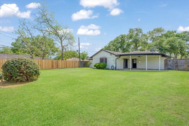 2003 Sieber Dr, Houston, TX 77017 - view of yard with a patio area
