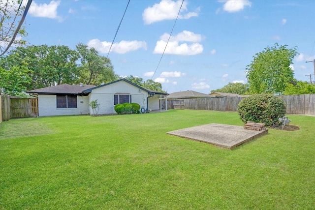 2003 Sieber Dr, Houston, TX 77017 - view of yard with a patio area
