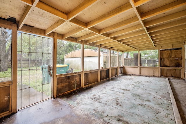 1306 Laurel St, La Marque, TX 77568 - view of unfurnished sunroom