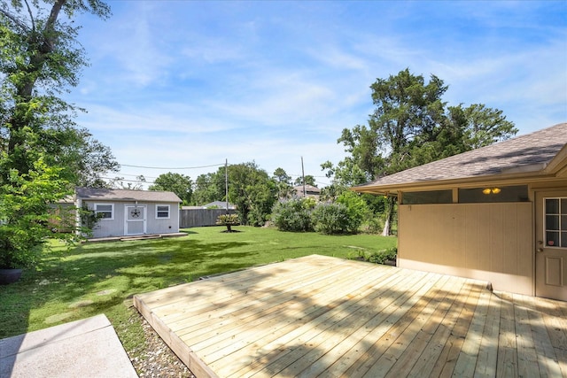 2322 Lamonte Ln, Houston, TX 77018 - wooden terrace featuring an outdoor structure