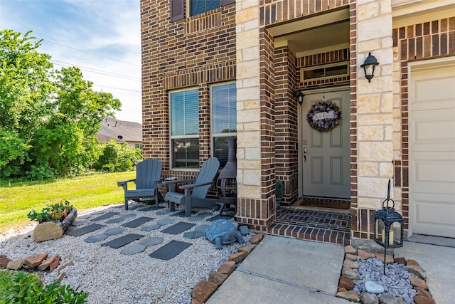 6303 Lemon Balm Ln, Crosby, TX 77532 - property entrance featuring brick siding