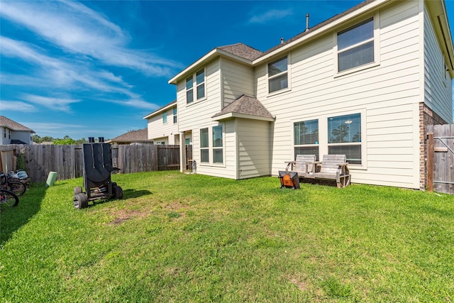 6303 Lemon Balm Ln, Crosby, TX 77532 - back of house featuring roof with shingles