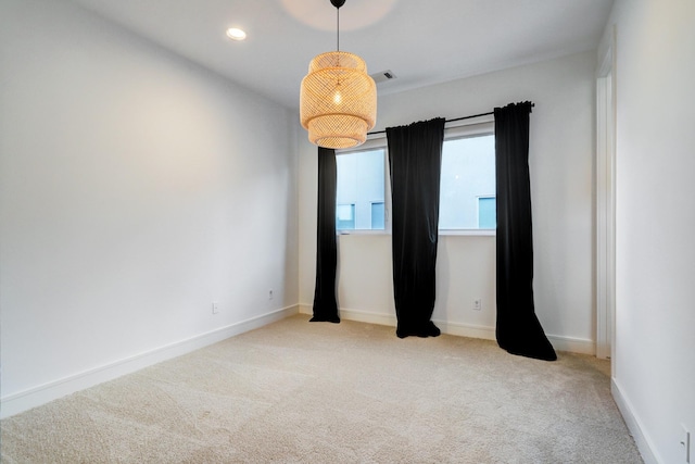2356 Commerce, Houston, TX 77003 - empty room with carpet, baseboards, and recessed lighting