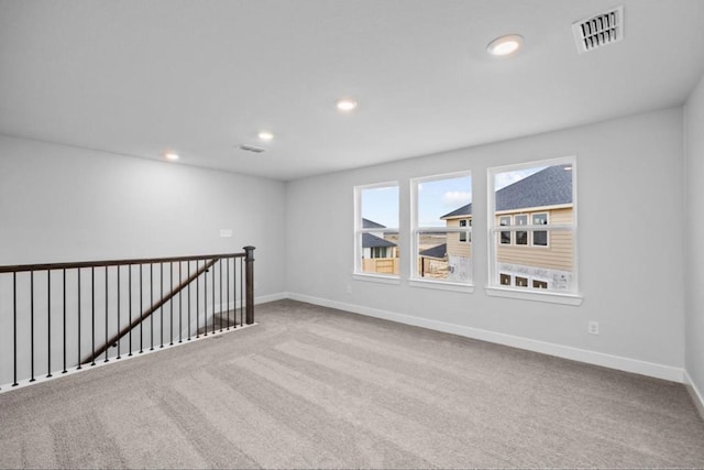 8802 Cecil Garden Ln, Cypress, TX 77433 - carpeted empty room featuring baseboards and recessed lighting