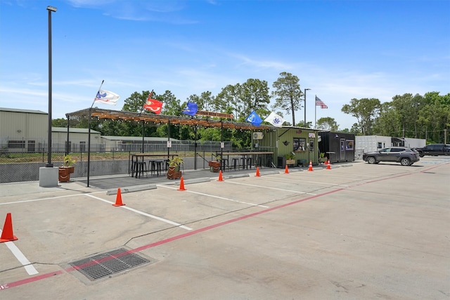 19042 Keyturn Ln, Humble, TX 77346 - view of tennis court featuring fence