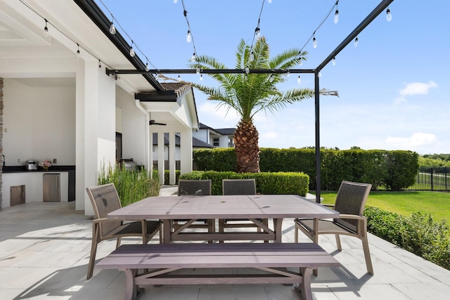 23314 Vista De Tres Lagos Dr, Spring, TX 77389 - view of patio with outdoor dining space