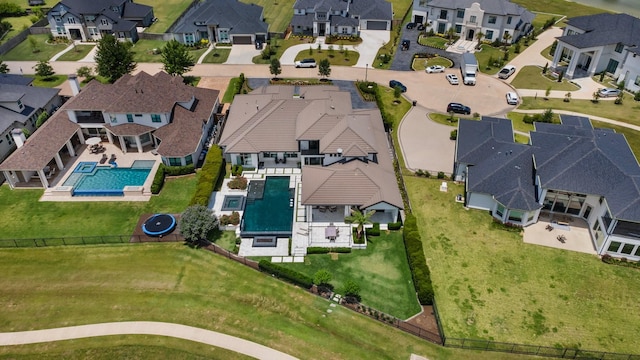 23314 Vista De Tres Lagos Dr, Spring, TX 77389 - aerial view of residential area with a pool