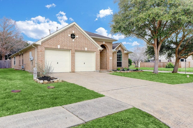 431 Cardinal Oaks, League City, TX 77565 - view of front facade featuring driveway, an attached garage, and brick siding