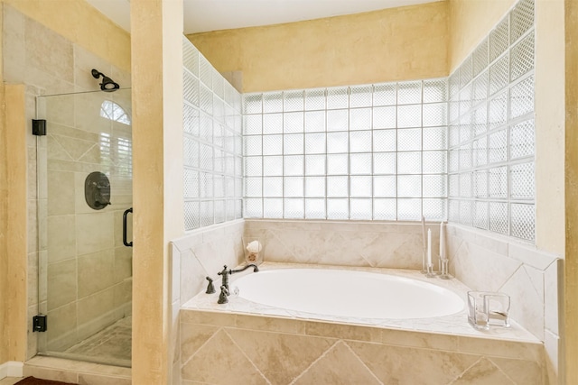 8410 Atascocita Lake Way, Humble, TX 77346 - full bath featuring a stall shower and a garden tub