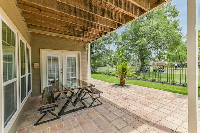8410 Atascocita Lake Way, Humble, TX 77346 - view of patio with french doors