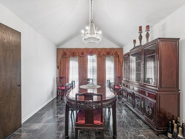 11821 15th St, Santa Fe, TX 77510 - dining space featuring a chandelier and baseboards