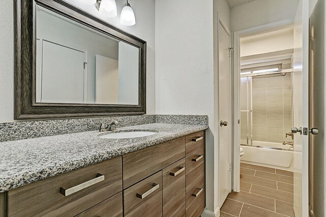 13948 Hollowgreen Dr Unit 25, Houston, TX 77082 - full bathroom featuring vanity, shower / tub combination, and toilet