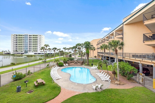 9520 Seawall Blvd Unit 152, Galveston, TX 77554 - community pool with a water view and a patio