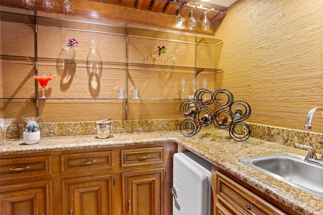 22015 Fielder Dr, Katy, TX 77450 - bar area with a sink and dishwashing machine