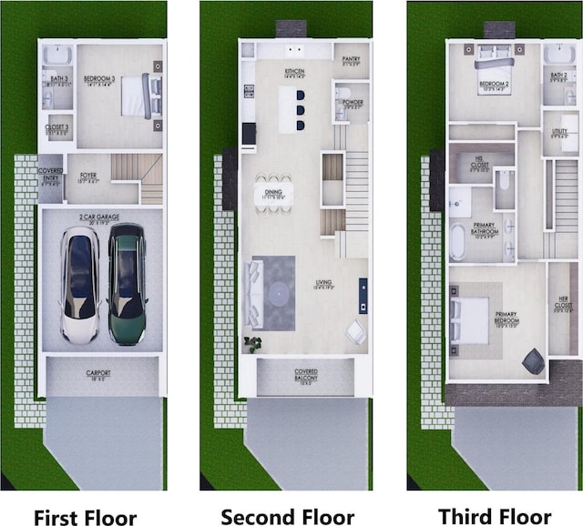 5703 Balbo St Unit B, Houston, TX 77091 - property floor plan