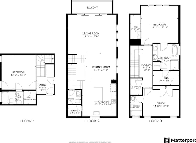 5703 Balbo St Unit B, Houston, TX 77091 - home floor plan