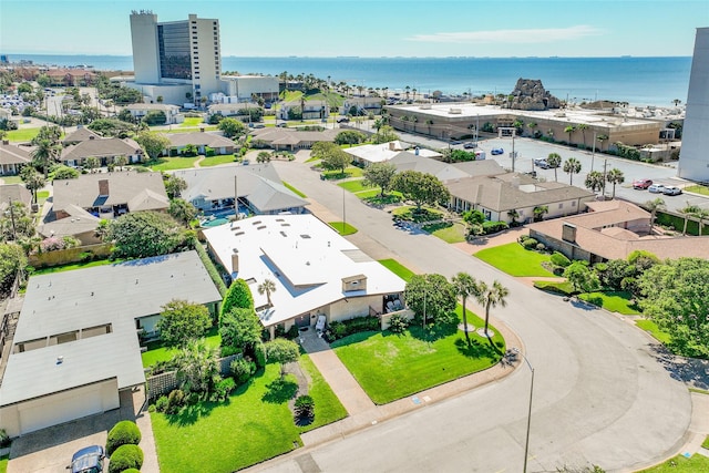 38 Adler Cir, Galveston, TX 77551 - aerial view of a large body of water