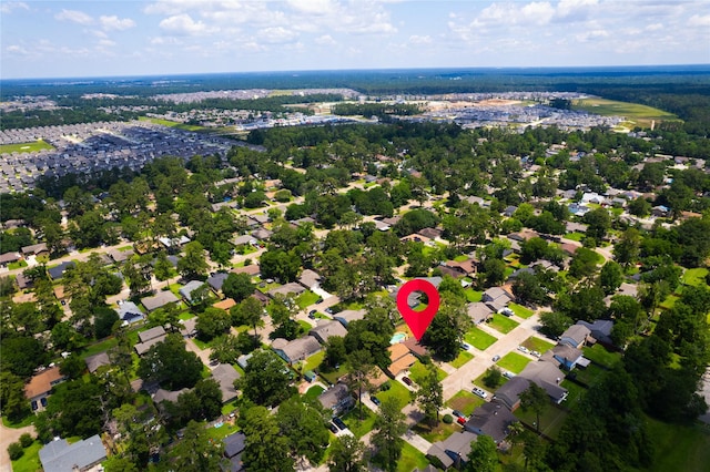 4931 Glendower Dr, Spring, TX 77373 - bird's eye view