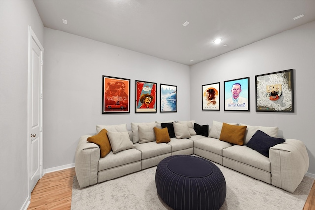 510 Rita Blanca Dr, Webster, TX 77598 - living area with light wood-style floors, baseboards, and recessed lighting