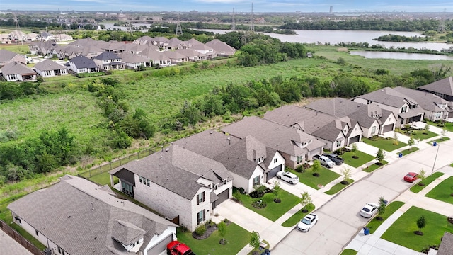 510 Rita Blanca Dr, Webster, TX 77598 - aerial perspective of suburban area with a nearby body of water