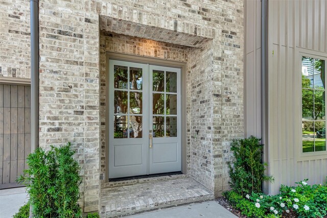 3314 La Salle St, Houston, TX 77027 - entrance to property featuring french doors and brick siding