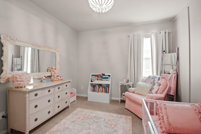17723 Chartertree Ln, Tomball, TX 77377 - bedroom with light carpet and baseboards