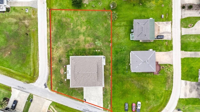 985 Sue Dr, Crystal Beach, TX 77650 - aerial view of property's location with property parcel outlined