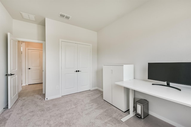 21606 Laggan Cliff Ln, Cypress, TX 77433 - unfurnished office with light carpet and baseboards
