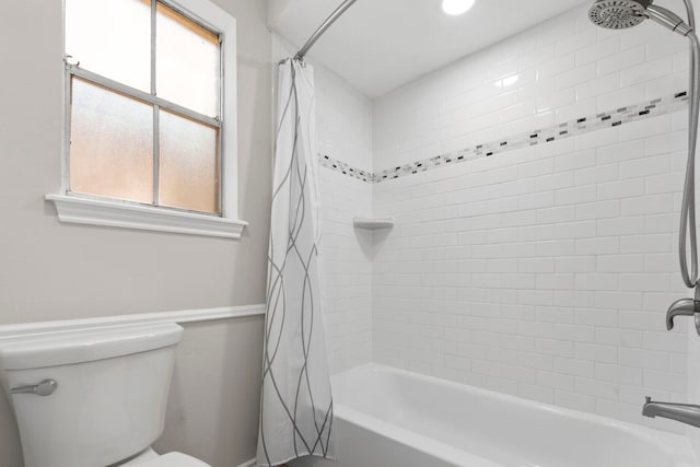 5310 Brownlee Ln, Spring, TX 77379 - full bath with shower / tub combo and toilet