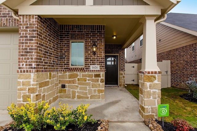 1626 Summer City Dr, Houston, TX 77047 - view of exterior entry with board and batten siding and brick siding
