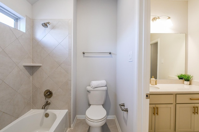209 Cambria Green Ln, Katy, TX 77493 - full bathroom with shower / bath combination, toilet, and vanity