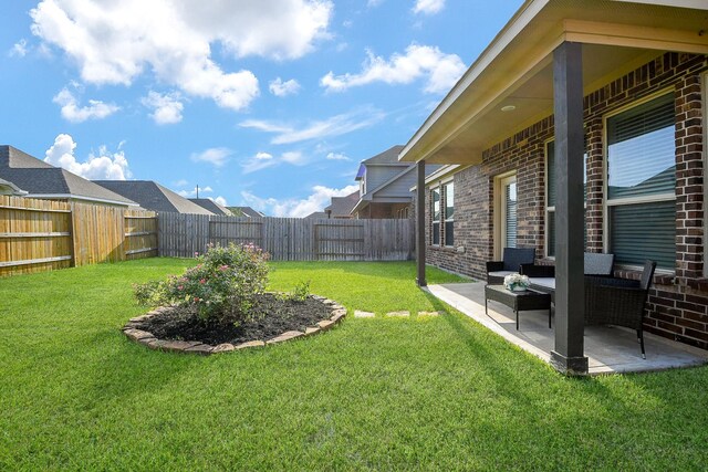 209 Cambria Green Ln, Katy, TX 77493 - view of yard with a patio area