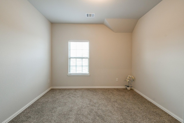 209 Cambria Green Ln, Katy, TX 77493 - carpeted spare room with baseboards and vaulted ceiling