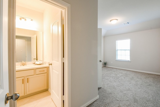 209 Cambria Green Ln, Katy, TX 77493 - bathroom with vanity and baseboards