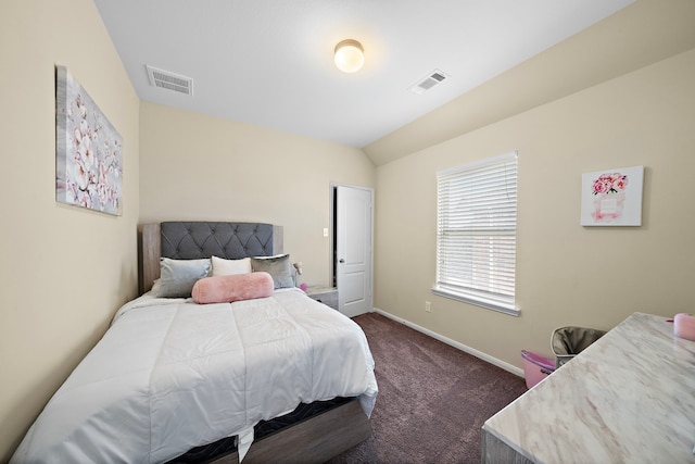 3627 Grand Promenade Ln, Stafford, TX 77477 - bedroom featuring carpet, baseboards, and vaulted ceiling