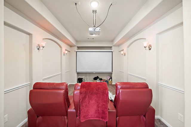 3627 Grand Promenade Ln, Stafford, TX 77477 - home theater featuring baseboards and carpet floors