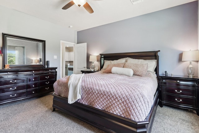 14039 Pawnee Bend Dr, Cypress, TX 77429 - carpeted bedroom with ceiling fan