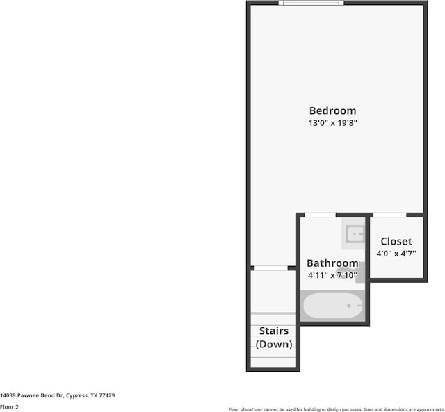 14039 Pawnee Bend Dr, Cypress, TX 77429 - property floor plan