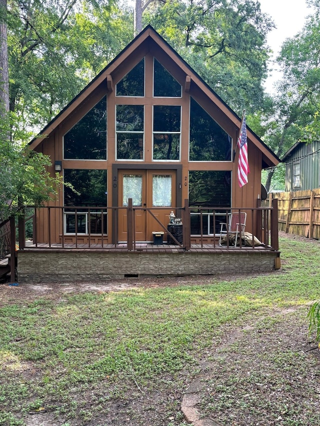 20 Shannon St, Huntsville, TX 77320 - view of rear view of house