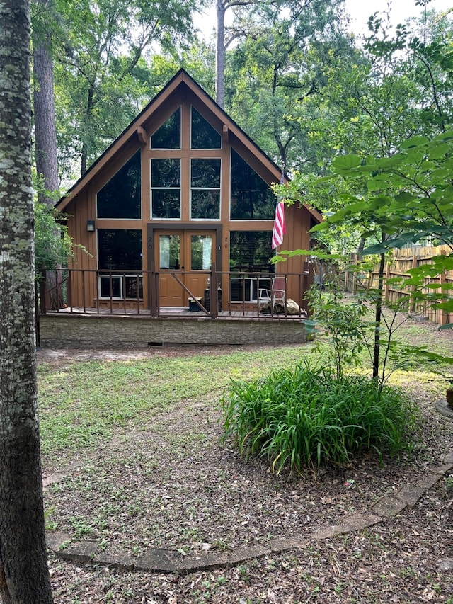20 Shannon St, Huntsville, TX 77320 - view of rear view of property