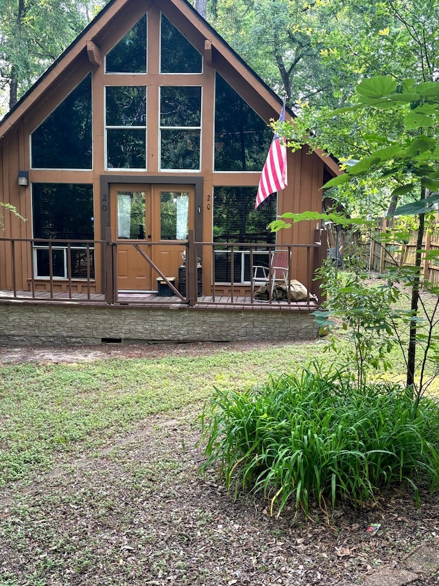 20 Shannon St, Huntsville, TX 77320 - view of back of property