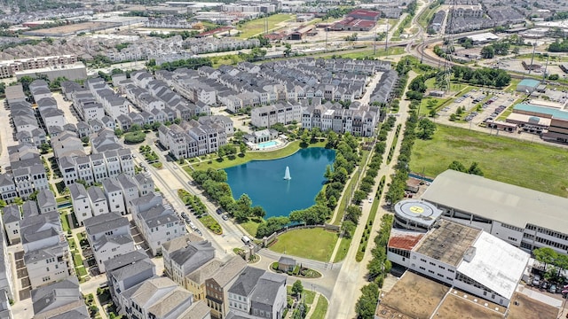 3604 Dorset Cliff Ln, Houston, TX 77055 - aerial view of a large body of water