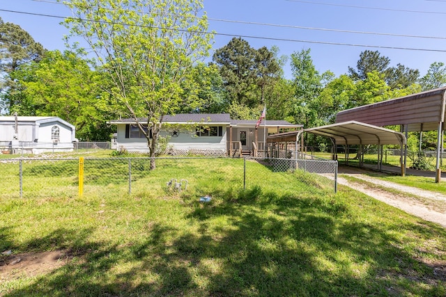 126 Cris Rd, Lufkin, TX 75901 - view of front of property with a carport and driveway