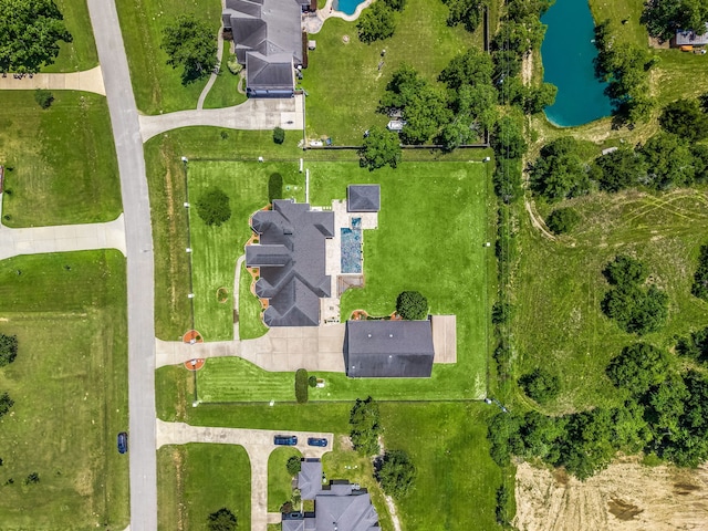 2119 Red Bird Ln, Brookshire, TX 77423 - bird's eye view of a large body of water